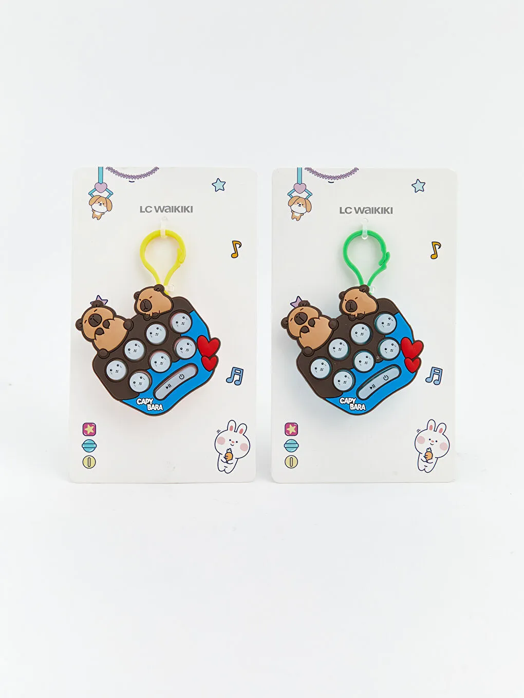 卡皮巴拉游戏机钥匙扣