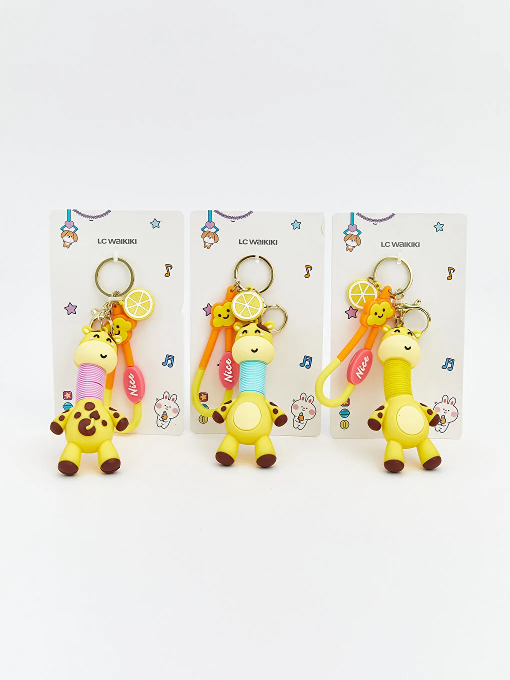 长颈鹿人偶钥匙扣
