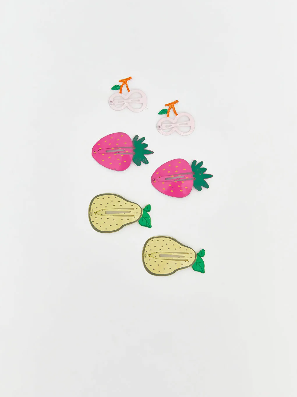 水果图案按扣发夹