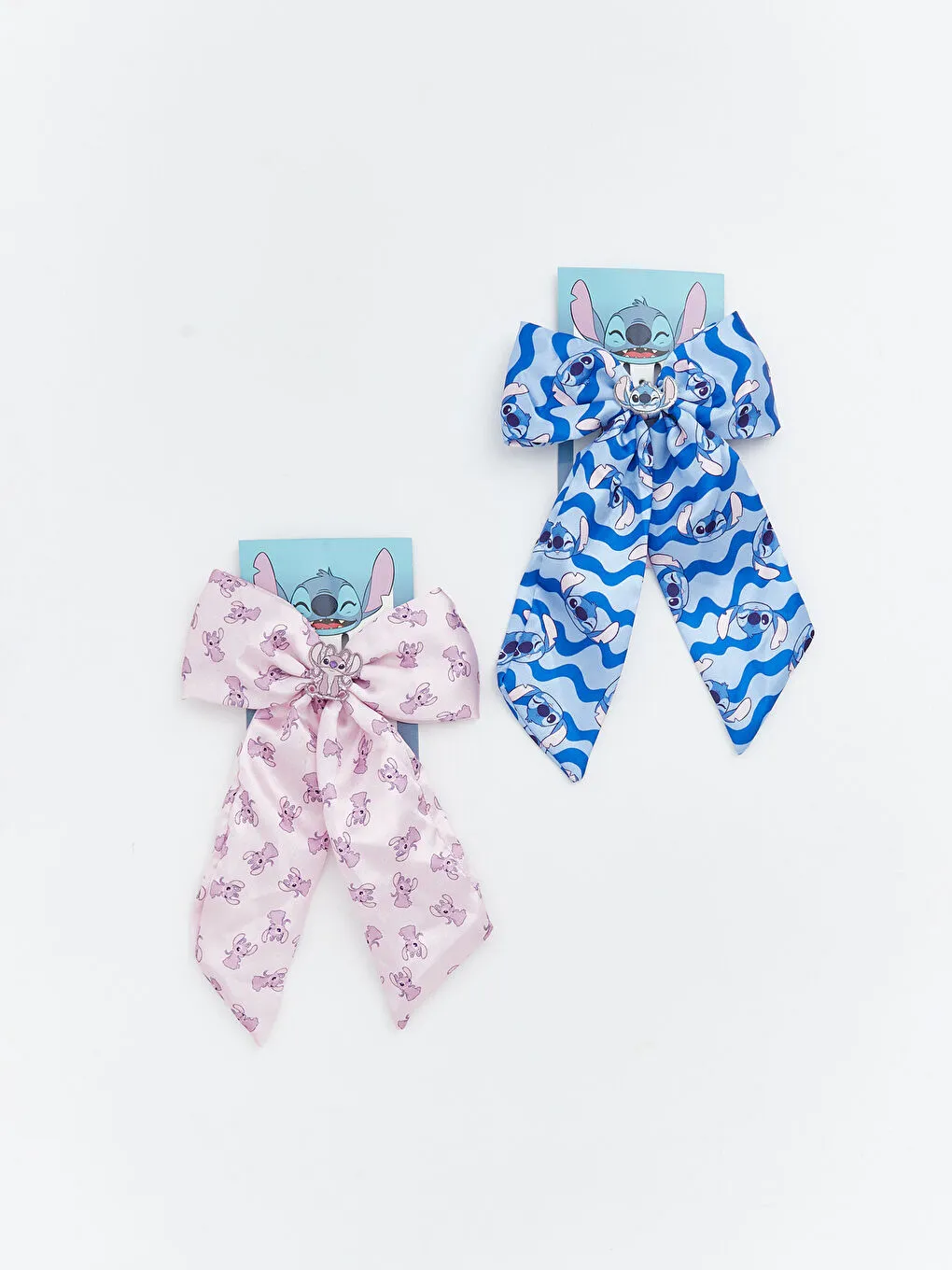 史迪奇蝴蝶结发夹