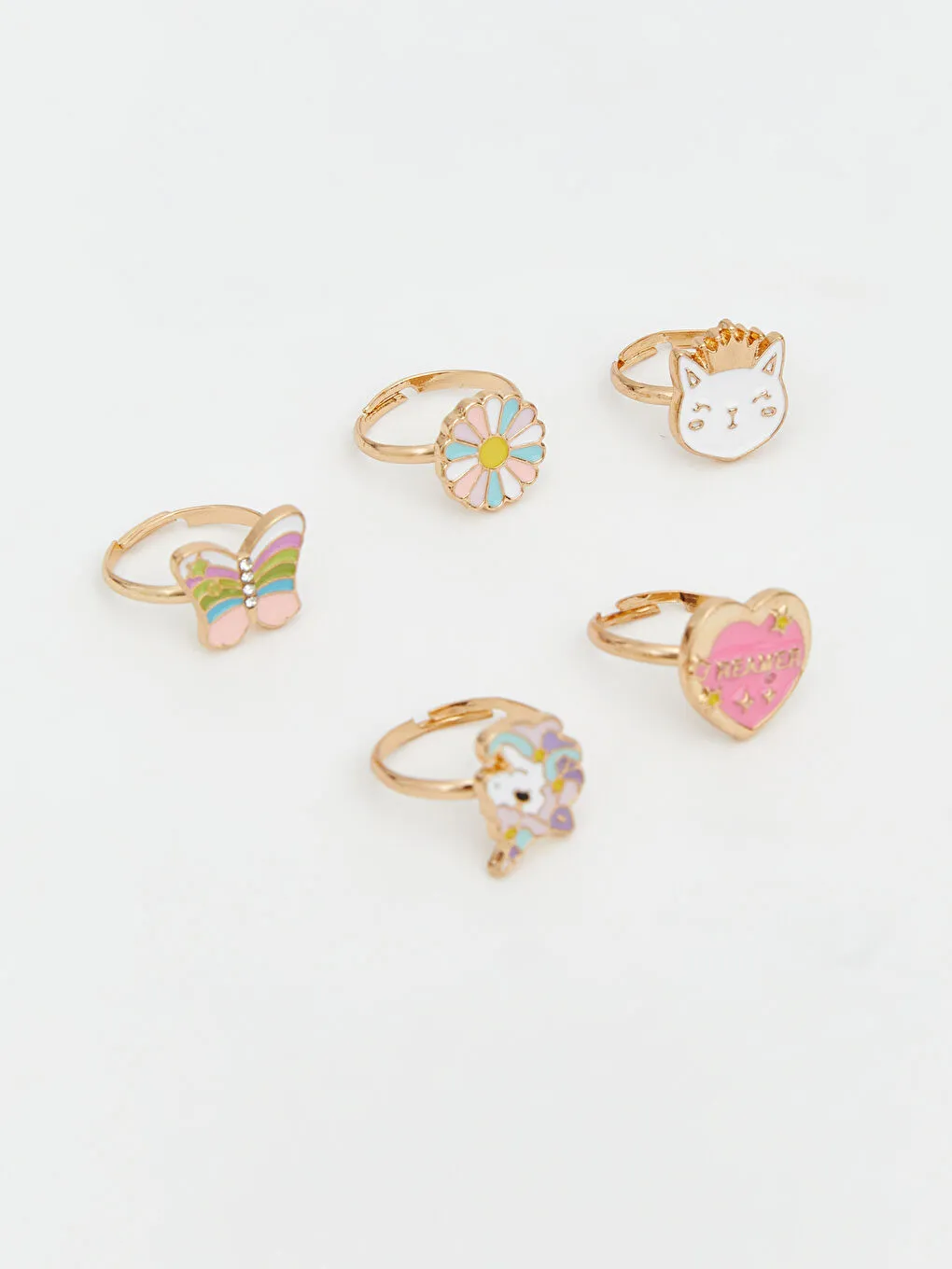 独角兽戒指套装