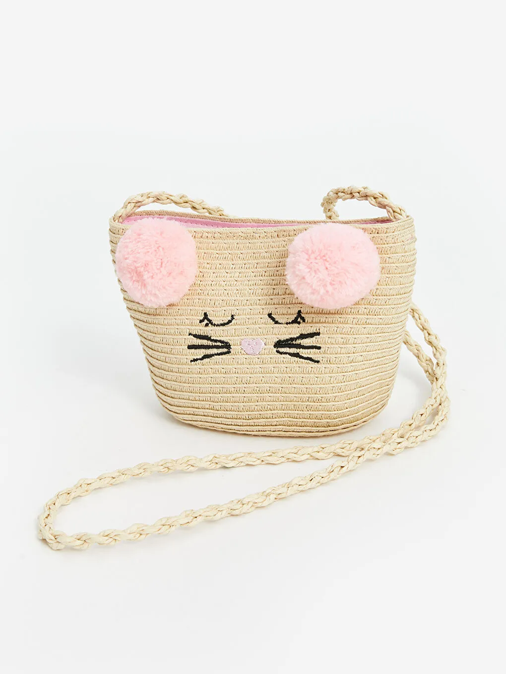 猫咪人偶女孩单肩包