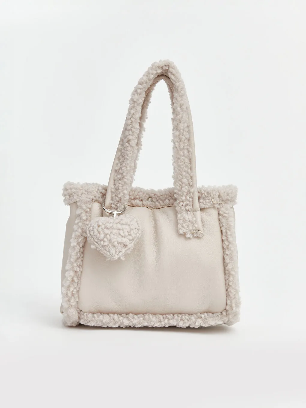 毛绒女孩手提包