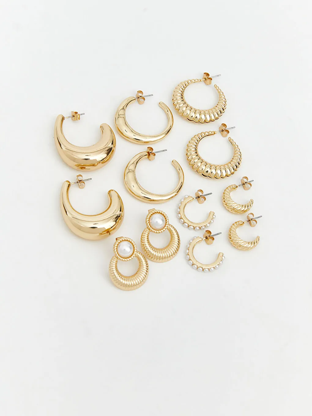 混合黄色女士耳环套装