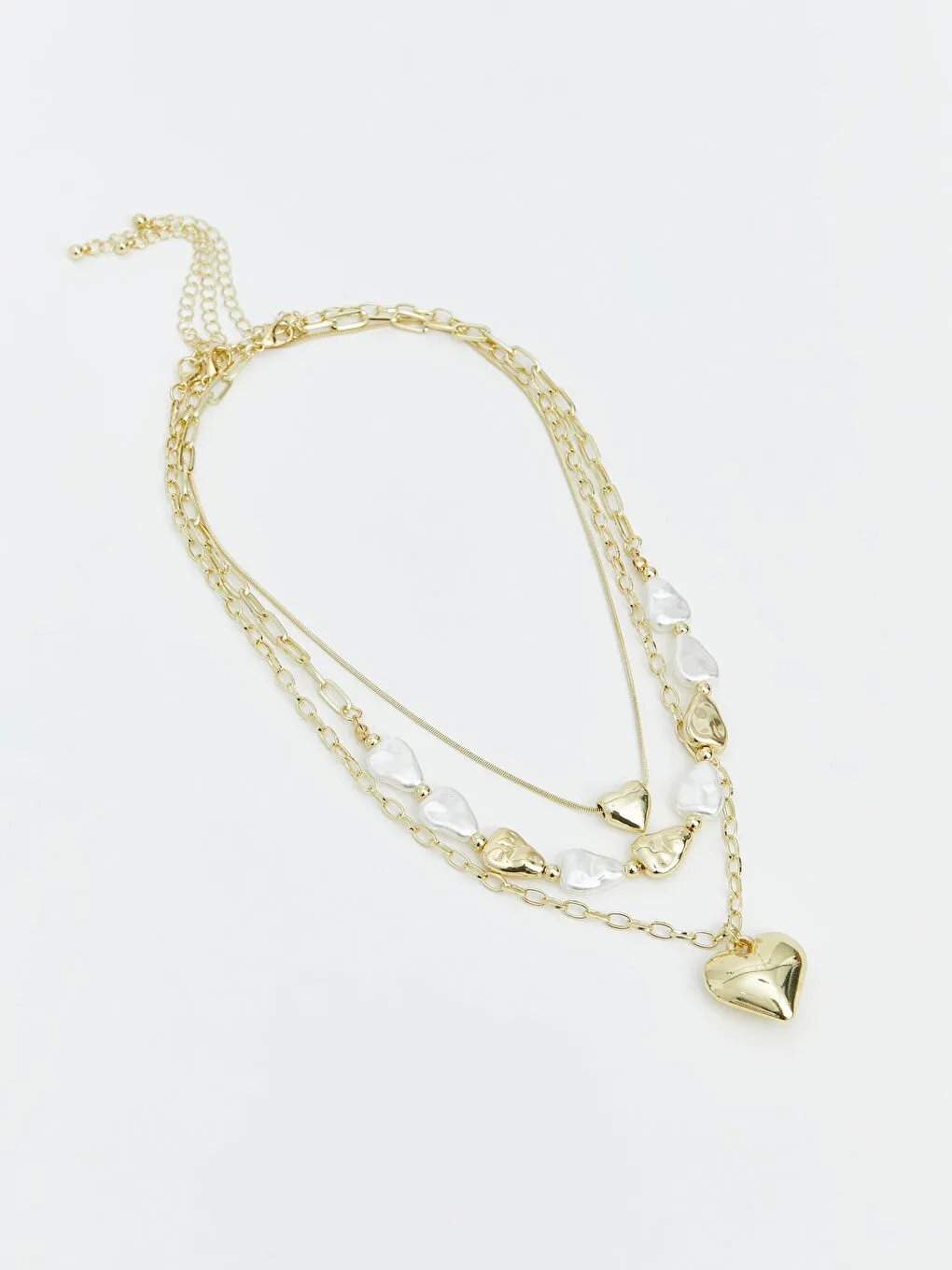 女士爱心吊坠项链