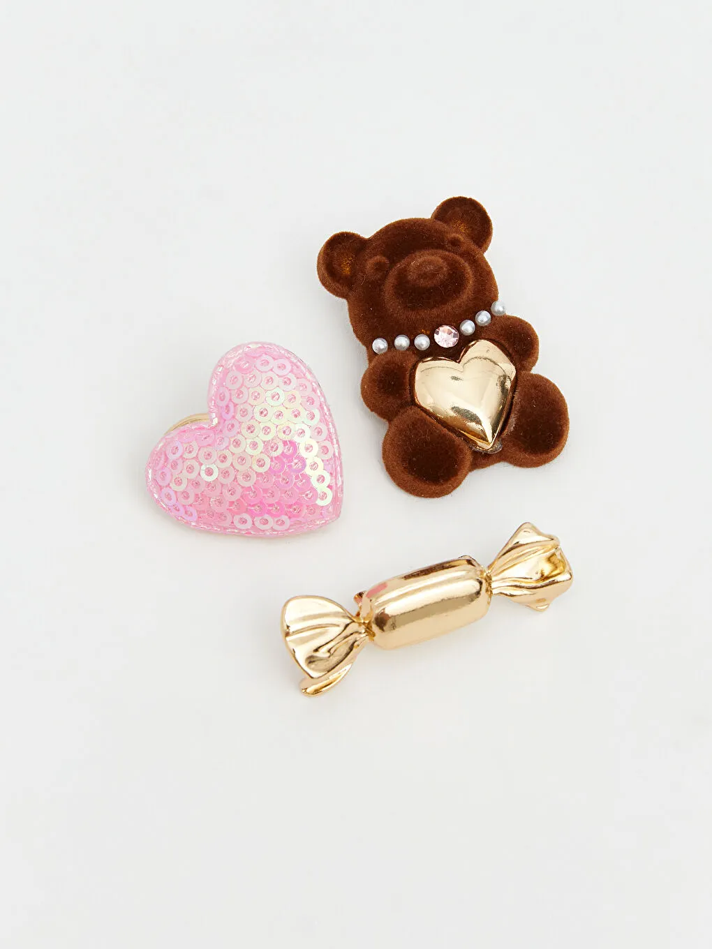 混合人偶女士胸针套装