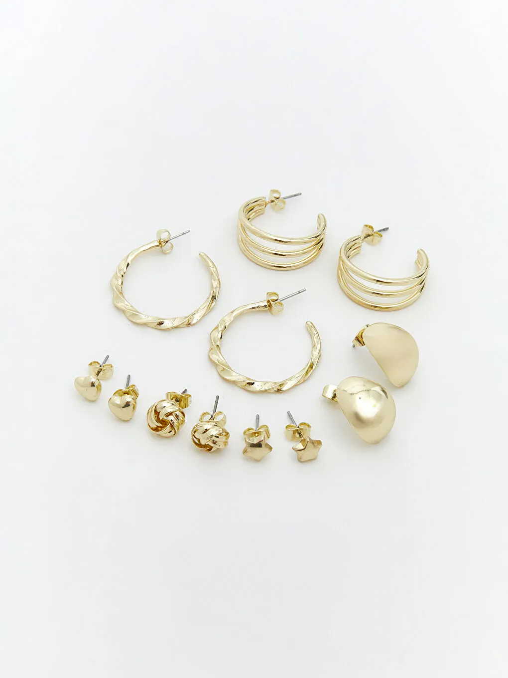 混合黄色女士耳环套装