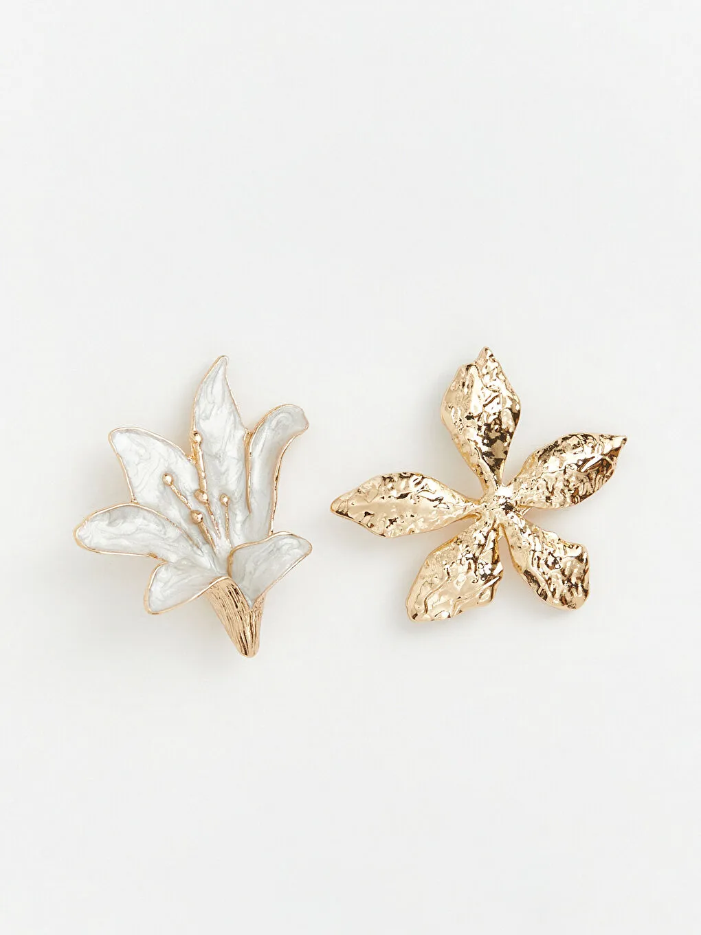 黄色花卉胸针套装