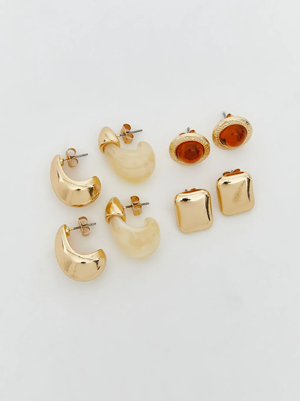 混合黄色女士耳环套装