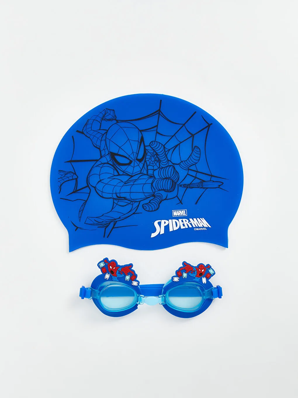 蜘蛛侠游泳眼镜鼻夹套装