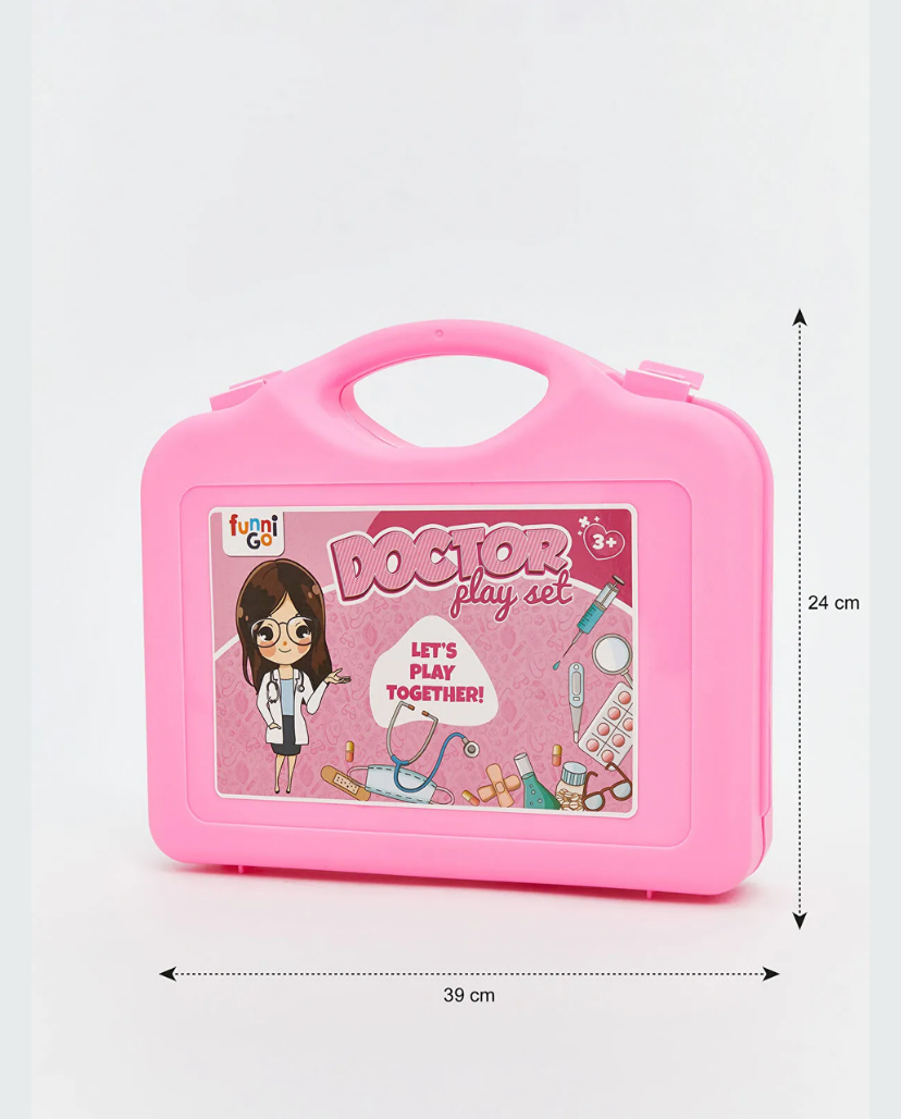 粉色玩具医生套装