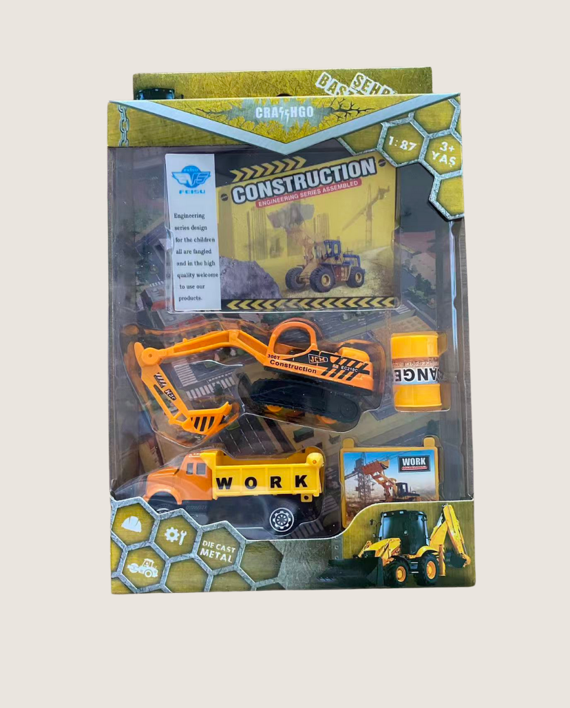 5 件套金属工程车套装