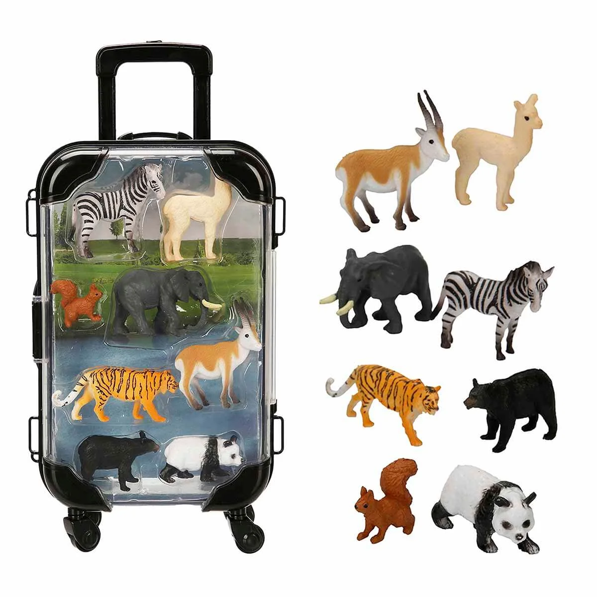 手提箱动物游戏套装
