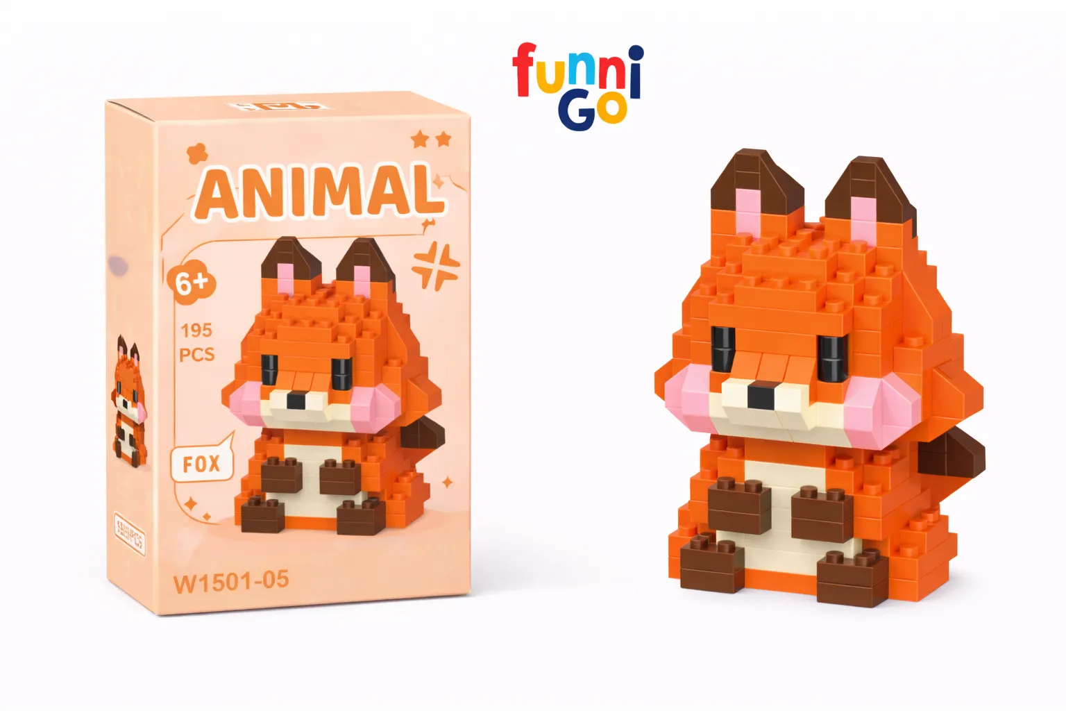 195 片狐狸拼搭套装