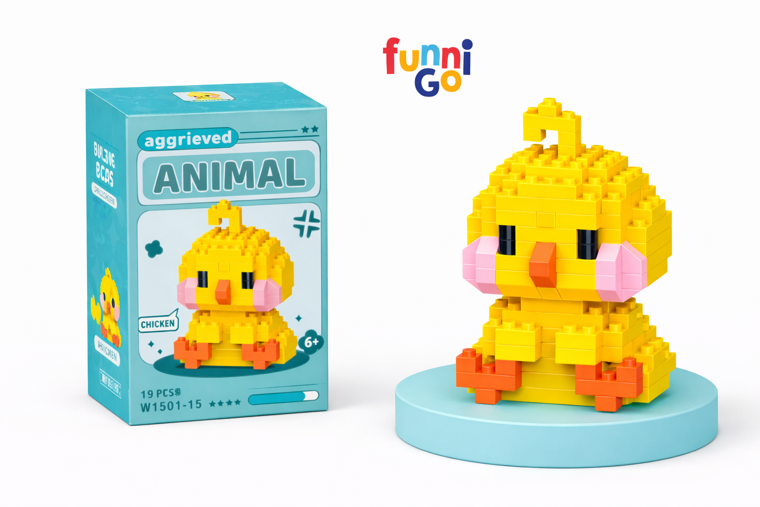 191 片小鸡拼搭套装