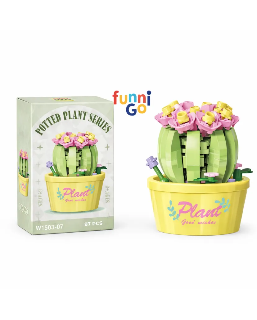 87 片仙人掌拼搭套装