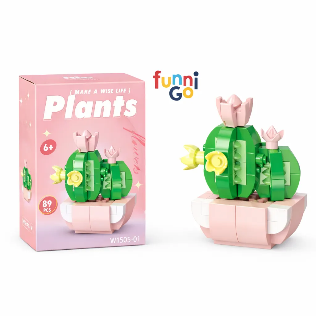 89 片仙人掌拼搭套装