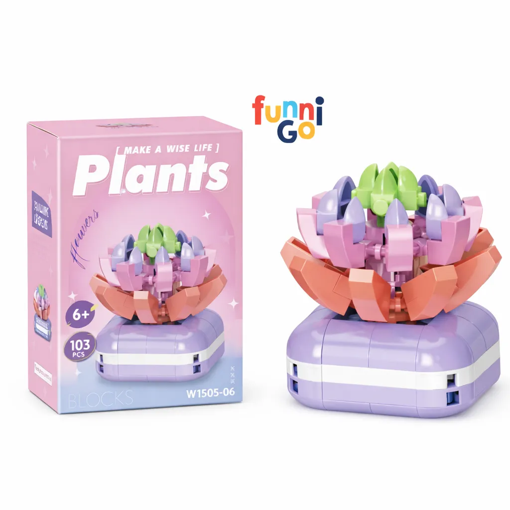 103 片莲花拼搭套装