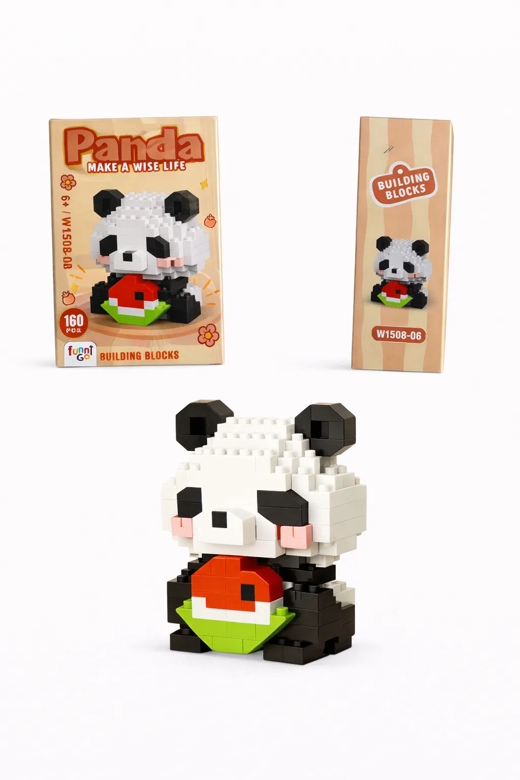 160 片熊猫拼搭套装