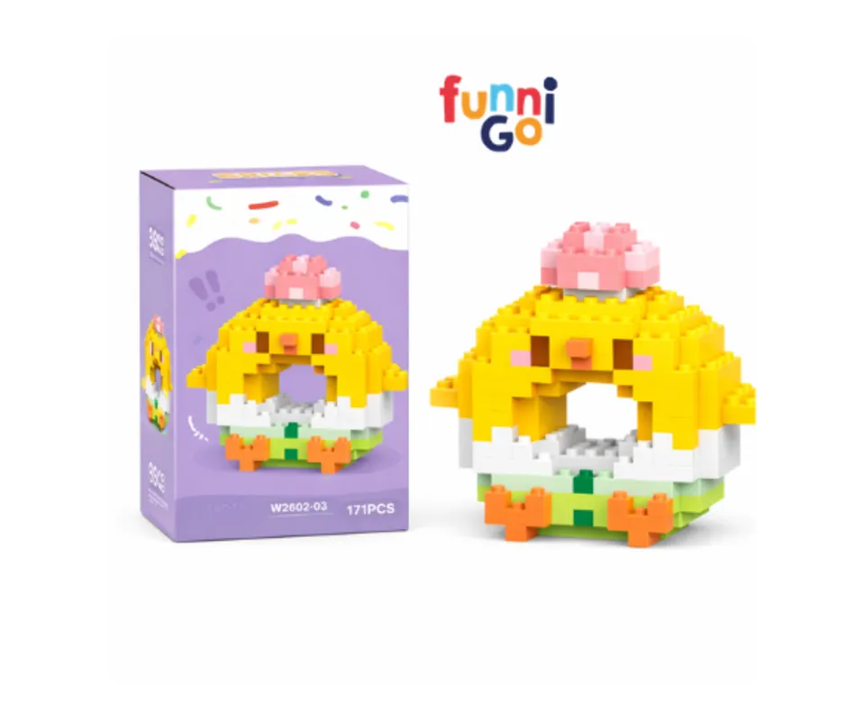 171 片甜甜圈小鸡拼搭套装